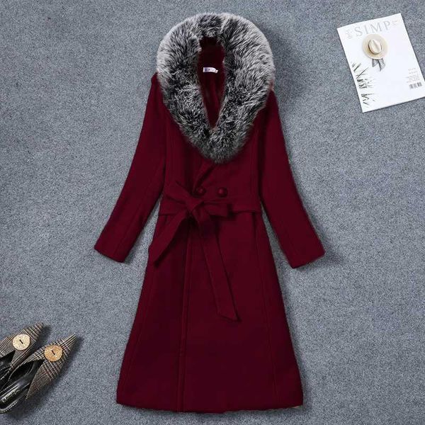 2020 autumn winter warm trench coat elegant women long jackets femme fake fur collar windbreaker wool coats women plus size 5xl1, Black
2020 autumn winter warm trench coat elegant women long jackets femme fake fur collar windbreaker wool coats women plus size 5xl1, Black