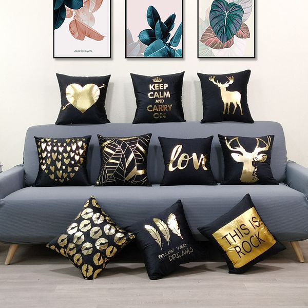 gilded pillow case cushion cover black super soft flannel bronzing pillow case sofa car cushion cover office chair
gilded pillow case cushion cover black super soft flannel bronzing pillow case sofa car cushion cover office chair