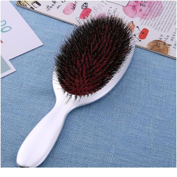 anti-static hair brush boar bristle mas comb air cushion hairdressing hair styling combs brush jllnbw, Silver
anti-static hair brush boar bristle mas comb air cushion hairdressing hair styling combs brush jllnbw, Silver
