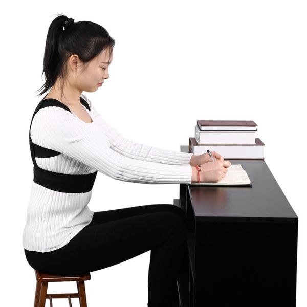 adjustable posture corrector back spine support brace belt tank shoulder lumbar correction bandage corset for men women clothes, White
adjustable posture corrector back spine support brace belt tank shoulder lumbar correction bandage corset for men women clothes, White