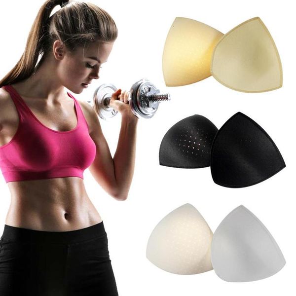 2pcs thin model 5mm triangular vent hole overlock sponge sports chest pad bikini bra pad, White;black
2pcs thin model 5mm triangular vent hole overlock sponge sports chest pad bikini bra pad, White;black