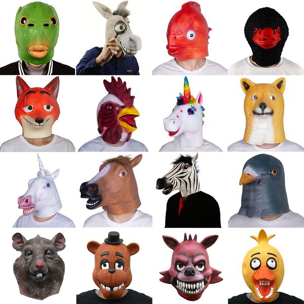 costume accessories animal mask funny horse unicorn donkey lobster chimpanzee mask kids party halloween masquerade latex full face cover, Silver
costume accessories animal mask funny horse unicorn donkey lobster chimpanzee mask kids party halloween masquerade latex full face cover, Silver
