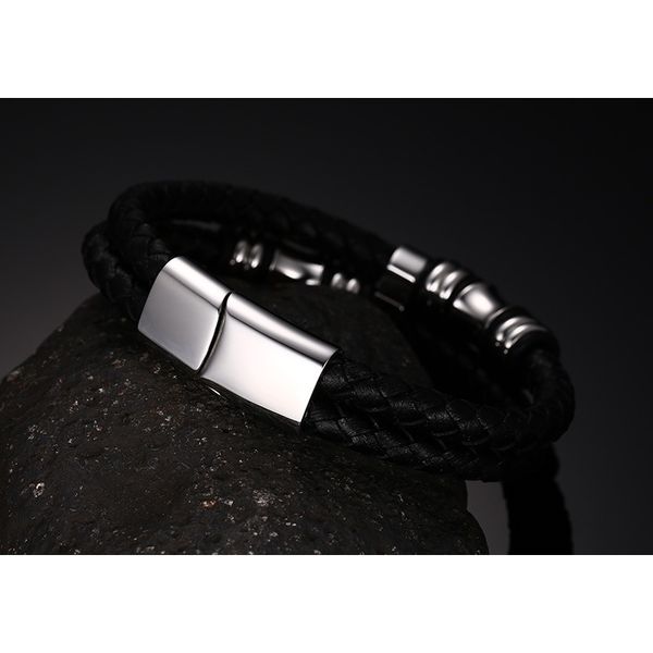 bracelets fashionqfrqmen's black jewelry genuine casual fashion leather style wear sets accessories gift38dc
bracelets fashionqfrqmen's black jewelry genuine casual fashion leather style wear sets accessories gift38dc