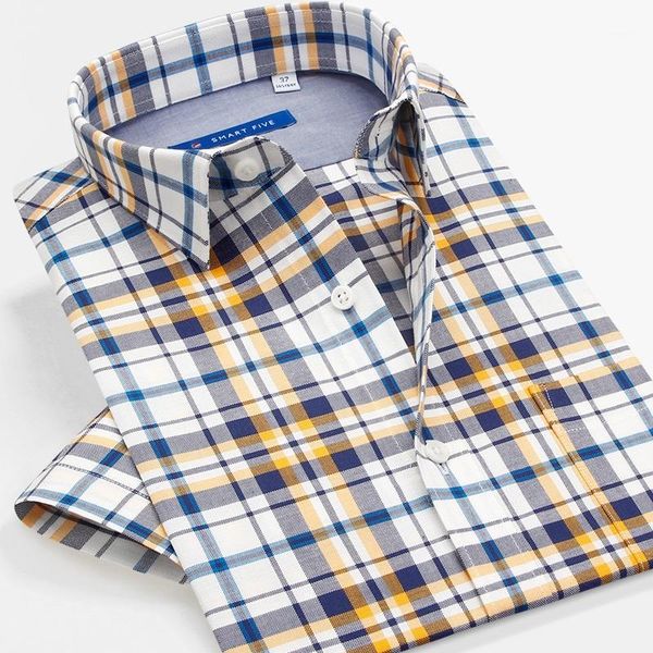 smart five shirts men casual plaid male short sleeve shirt 2020 summer new camisa masculina brand clothes imported shirts1, White;black
smart five shirts men casual plaid male short sleeve shirt 2020 summer new camisa masculina brand clothes imported shirts1, White;black