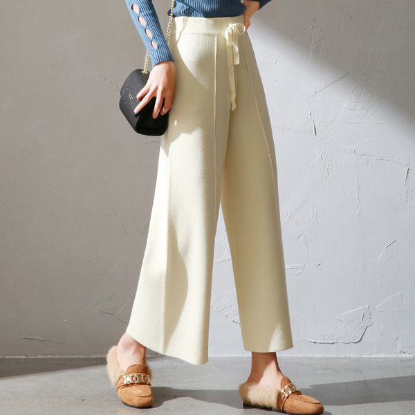 2021 new striped women knitted wide leg pants drawstring long straight sweater trousers empire casual loose thick warm pant 3hll, Black;white
2021 new striped women knitted wide leg pants drawstring long straight sweater trousers empire casual loose thick warm pant 3hll, Black;white