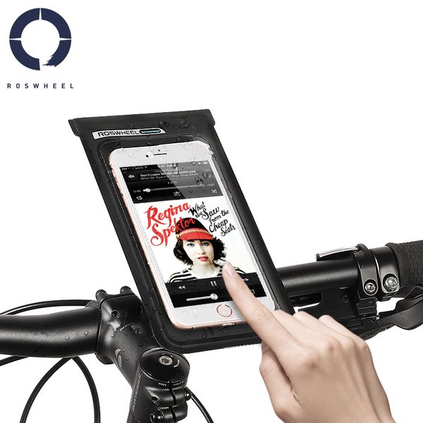 roswheel universal waterproof bicycle bike handlebar 6.2in mobile mount holder cell phone case bag dry series 111362
roswheel universal waterproof bicycle bike handlebar 6.2in mobile mount holder cell phone case bag dry series 111362
