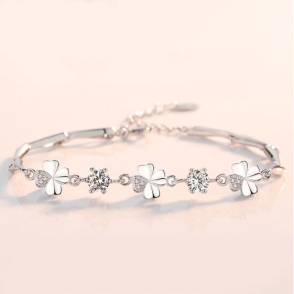 four leaf grass for women sweet bracelet bracelet simple japanese and korean hand jewelry for women cwkxl, Golden;silver
four leaf grass for women sweet bracelet bracelet simple japanese and korean hand jewelry for women cwkxl, Golden;silver