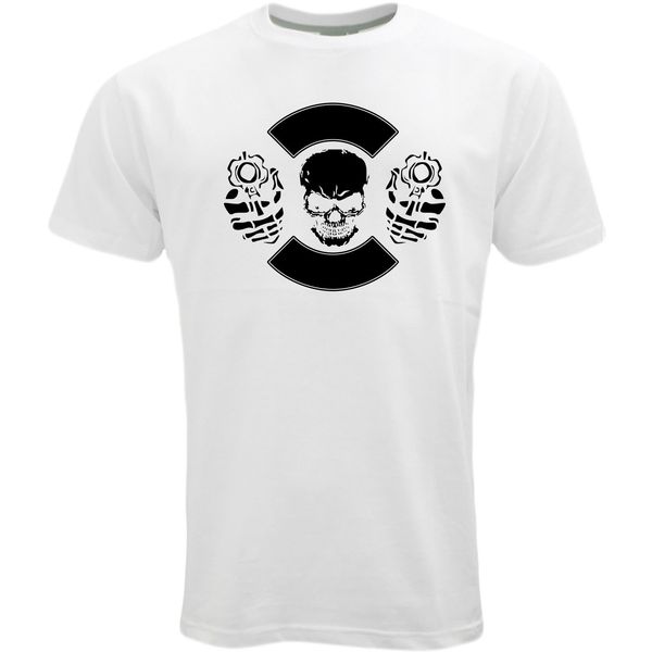 summer short sleeve plus size custom design white skull t-shirt - #48 skull gun block tee shirt sport hooded sweatshirt hoodie 
summer short sleeve plus size custom design white skull t-shirt - #48 skull gun block tee shirt sport hooded sweatshirt hoodie