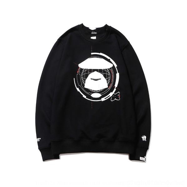 24nhm sweater alphabet print monkey fashion br cotton-padded clothesmen women's street all-in-one thin cotton new new alphabet print mo, Black
24nhm sweater alphabet print monkey fashion br cotton-padded clothesmen women's street all-in-one thin cotton new new alphabet print mo, Black