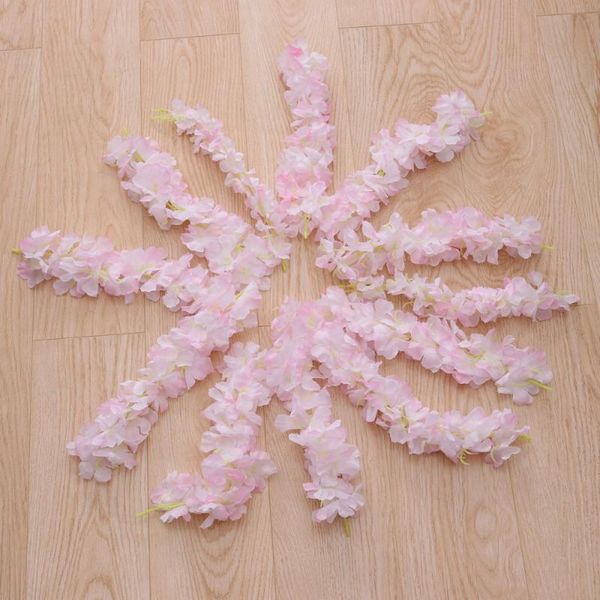 12 pcs artificial rattan cherry blossom flower 2m garland hanging vine silk garland wedding party decor
12 pcs artificial rattan cherry blossom flower 2m garland hanging vine silk garland wedding party decor
