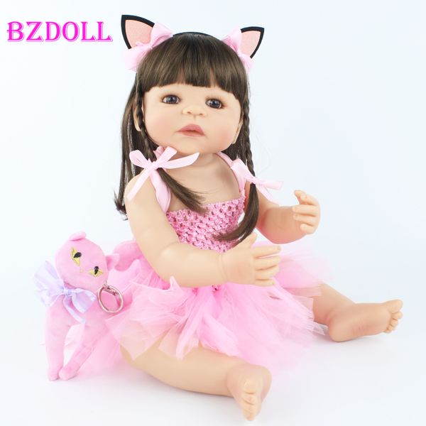 55cm full silicone reborn baby doll toy for girl newborn princess toddler alive babies bebe classic boneca bathe shower toy 1011
55cm full silicone reborn baby doll toy for girl newborn princess toddler alive babies bebe classic boneca bathe shower toy 1011