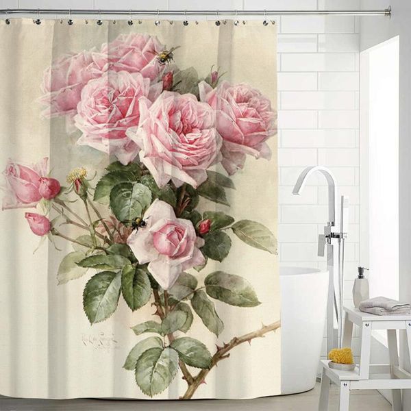 shower curtains flower painting printed mildew proof polyester washable waterproof for bathroom home decor
shower curtains flower painting printed mildew proof polyester washable waterproof for bathroom home decor