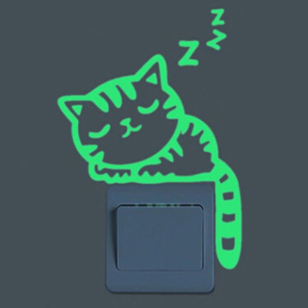 wall stickers green-light luminous switch sticker home decor cartoon glowing dark glow decoration cat/lovers
wall stickers green-light luminous switch sticker home decor cartoon glowing dark glow decoration cat/lovers