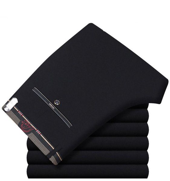 icpans mens suit pants summer men dress pants straight business formal big size classic trousers office dress for men, White;black
icpans mens suit pants summer men dress pants straight business formal big size classic trousers office dress for men, White;black