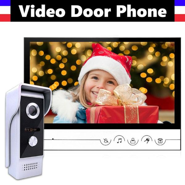9" screen video door phone system wired video doorbell intercom kits clear night-viewing, 24 hours monitoring, calling, speaking
9" screen video door phone system wired video doorbell intercom kits clear night-viewing, 24 hours monitoring, calling, speaking