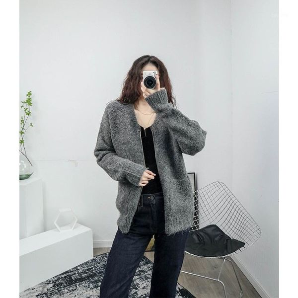 women coat 2021 autumn and winter new small v-neck mohair simple and versatile gray loose long-sleeved warm jacket women1, Black
women coat 2021 autumn and winter new small v-neck mohair simple and versatile gray loose long-sleeved warm jacket women1, Black