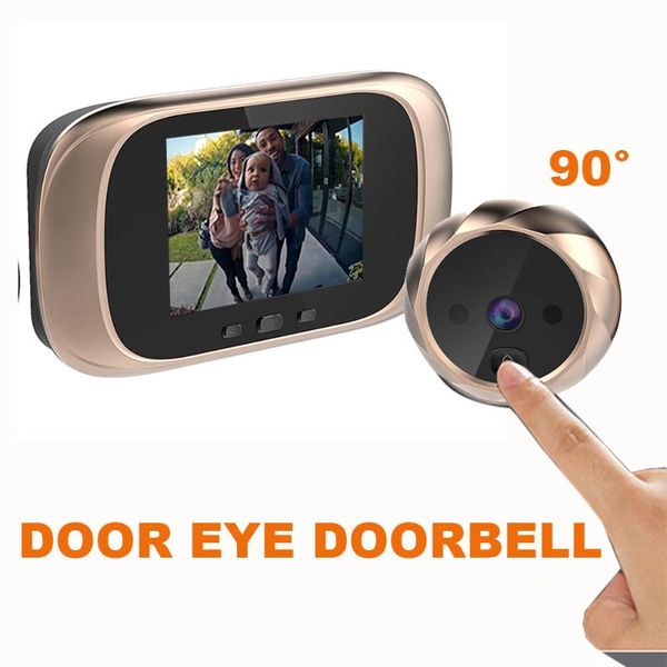 doorbells video systerm dooebell 2.3 inch monitor smart doorbell door peephole with night vision dd1 long standby bell 90-degree
doorbells video systerm dooebell 2.3 inch monitor smart doorbell door peephole with night vision dd1 long standby bell 90-degree