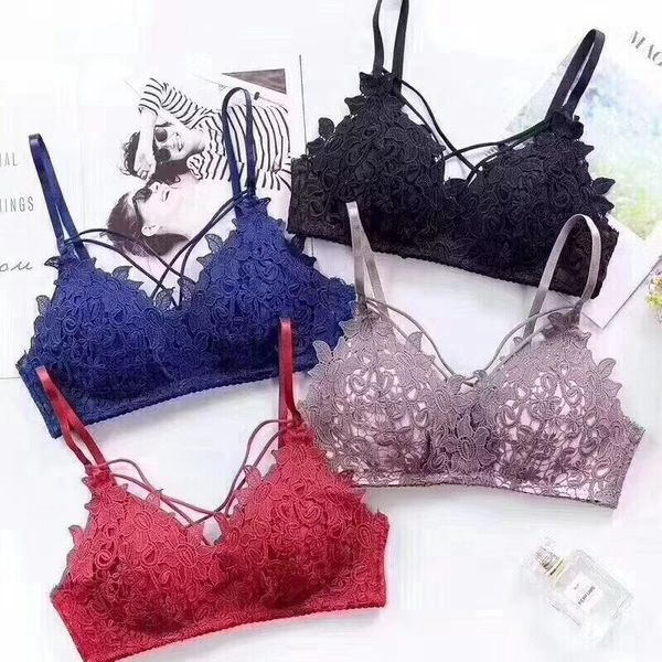 fashion bras for women push up bra gathered no wire thin small chest anti-sagging bra lingerie modis bralette1, Red;black
fashion bras for women push up bra gathered no wire thin small chest anti-sagging bra lingerie modis bralette1, Red;black