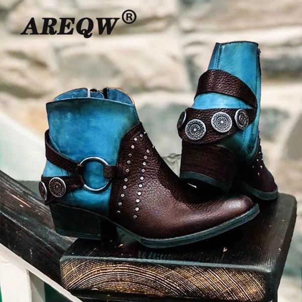 new women ankle boots ladies british pu rivet metal buckle woman boots female chunky heels mixed color fashion platform shoes, Black
new women ankle boots ladies british pu rivet metal buckle woman boots female chunky heels mixed color fashion platform shoes, Black