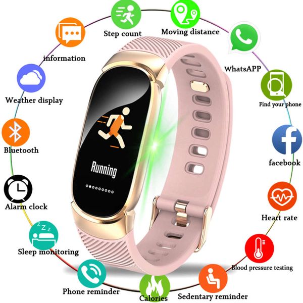 lige - men's women's watch, sports smart wristband with heart rate blood prsure control, android and ios pedometer
lige - men's women's watch, sports smart wristband with heart rate blood prsure control, android and ios pedometer