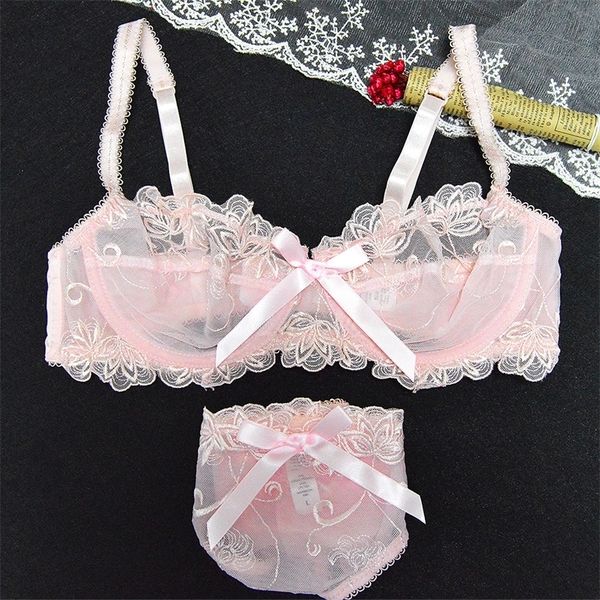 yandw bra brief sets bra thin transparent panties embroidery underwear set women lace brassiere lingerie plus size lj201211, Red;black
yandw bra brief sets bra thin transparent panties embroidery underwear set women lace brassiere lingerie plus size lj201211, Red;black