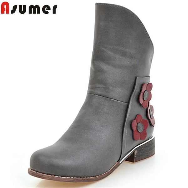 asumer 2020 fashion autumn winter boots women round toe flowers low heels ankle boots elegant ladies prom shoes snow, Black
asumer 2020 fashion autumn winter boots women round toe flowers low heels ankle boots elegant ladies prom shoes snow, Black