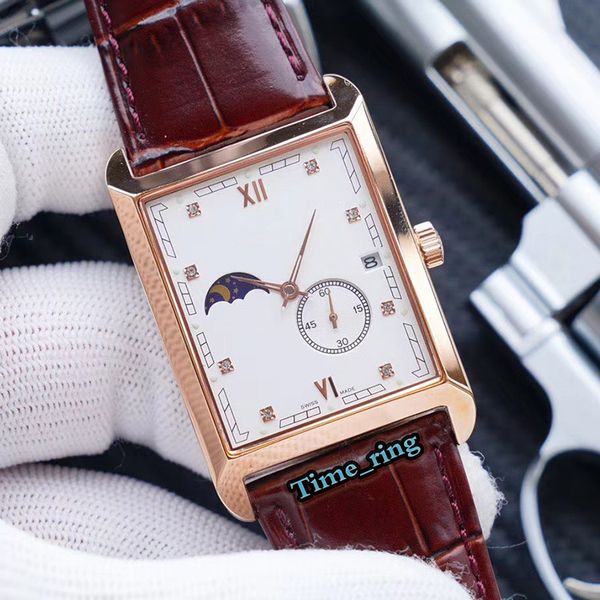 version 5112g white date dial rose gold steel case japan miyota 8219 automatic movement sapphire mens watch leather strap brand watches, Slivery;brown
version 5112g white date dial rose gold steel case japan miyota 8219 automatic movement sapphire mens watch leather strap brand watches, Slivery;brown