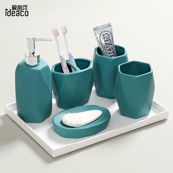 bath accessory set nordic ceramic bathroom five-piece creative toothbrush cup mouthwash toiletry shower accessories wj0225201
bath accessory set nordic ceramic bathroom five-piece creative toothbrush cup mouthwash toiletry shower accessories wj0225201