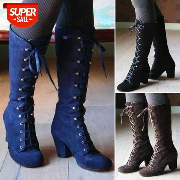botas mujer 2019 new high-suede women's boots shallow round toe high-heel women's boots trend warm long laceup #s32u, Black
botas mujer 2019 new high-suede women's boots shallow round toe high-heel women's boots trend warm long laceup #s32u, Black