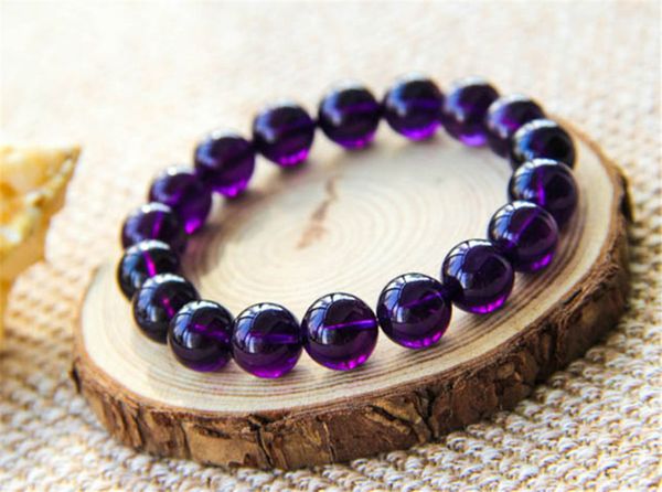 genuine purple natural ame thyst quartz bracelet women female stretch healing crystal round bead bracelet 12mm 13mm 14mm 16mm, Black
genuine purple natural ame thyst quartz bracelet women female stretch healing crystal round bead bracelet 12mm 13mm 14mm 16mm, Black