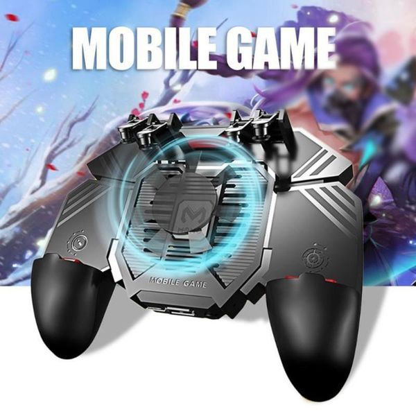 ak77 pubg helper controller mobile phone radiator six fingers link game button physical compression quick release handle1 
ak77 pubg helper controller mobile phone radiator six fingers link game button physical compression quick release handle1