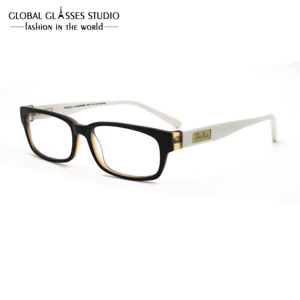 new fashion glasses for men or women acetate optical glasses full rim eyewear rm00481-c8, Black
new fashion glasses for men or women acetate optical glasses full rim eyewear rm00481-c8, Black