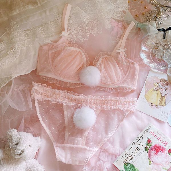 underwear cute fur ball rabbit tail pink girl bra lace ultra-thin plus size lingerie set gathered underwire bralette, Red;black
underwear cute fur ball rabbit tail pink girl bra lace ultra-thin plus size lingerie set gathered underwire bralette, Red;black