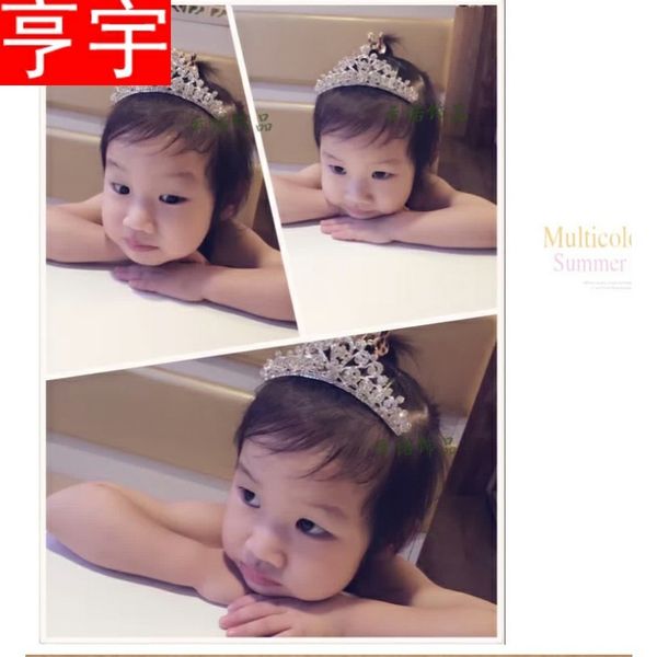 mdiamond ~ korean version princess of children's baby headband little girl hairpin girl's crown headdress k, Silver
mdiamond ~ korean version princess of children's baby headband little girl hairpin girl's crown headdress k, Silver