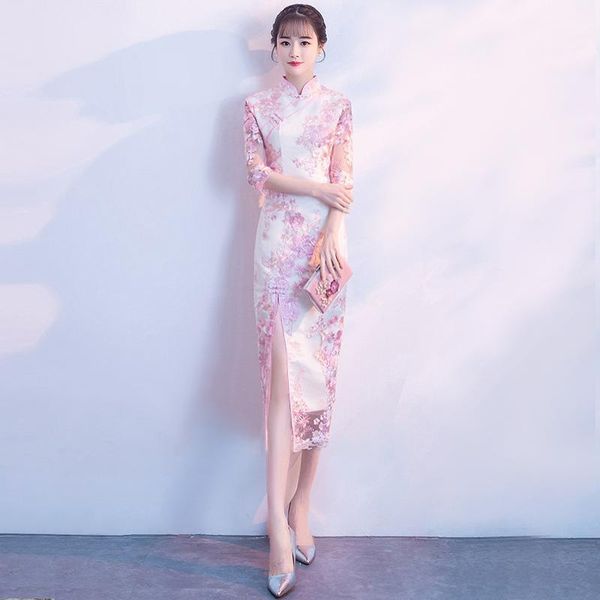 wedding party cheongsam oriental evening dress chinese traditional women elegant qipao long robe retro vestido1, Red
wedding party cheongsam oriental evening dress chinese traditional women elegant qipao long robe retro vestido1, Red