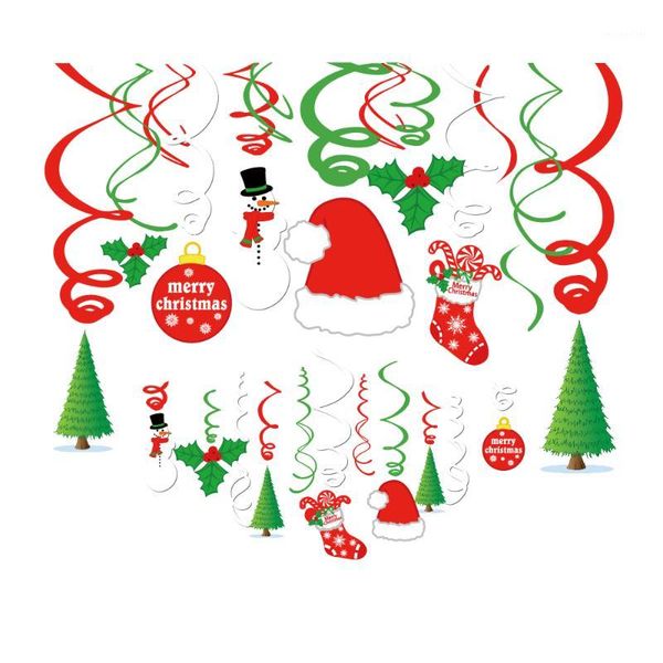 christmas decorations merry for home pvc spiral hanging swirls with paper cards hat drop ornaments party supplies1
christmas decorations merry for home pvc spiral hanging swirls with paper cards hat drop ornaments party supplies1