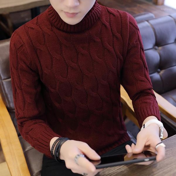 casual men's sweater korean turtleneck solid slim fit knitwear 2021 spring mens sweaters pullovers men pull homme1, White;black
casual men's sweater korean turtleneck solid slim fit knitwear 2021 spring mens sweaters pullovers men pull homme1, White;black