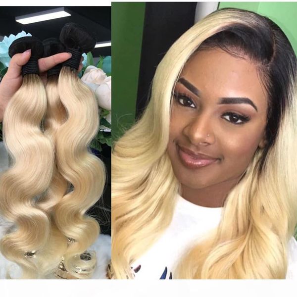 dark root blonde ombre бразильской объемная волна человеческих волосы пучки переплетения t1b 613 двухцветных remy девственница утка волос ра, Black
dark root blonde ombre бразильской объемная волна человеческих волосы пучки переплетения t1b 613 двухцветных remy девственница утка волос ра, Black