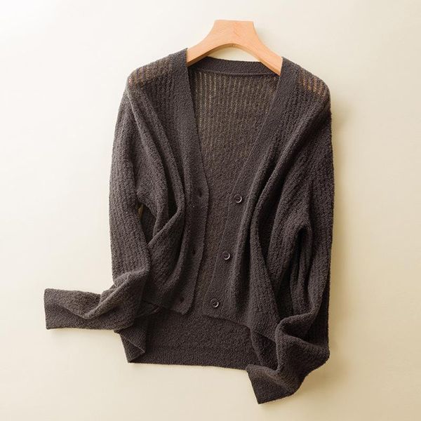 women's knits & tees v neck knitted wool cardigan women textured loop yarn cardigans sweater ,l, White
women's knits & tees v neck knitted wool cardigan women textured loop yarn cardigans sweater ,l, White