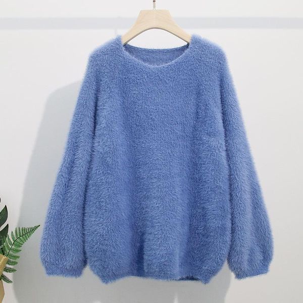 поддельный норка velvet soft пуловер свитер женщины сыпучие o-neck осень зимняя одежда женщины теплая вязаная мохер свитера топы c6804, White;black
поддельный норка velvet soft пуловер свитер женщины сыпучие o-neck осень зимняя одежда женщины теплая вязаная мохер свитера топы c6804, White;black