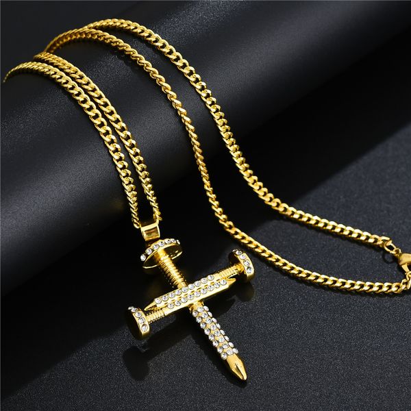 punk cross nails styling necklaces pendants hip hop harajuku streetwear cross choker women nightclub jewelry, Silver
punk cross nails styling necklaces pendants hip hop harajuku streetwear cross choker women nightclub jewelry, Silver