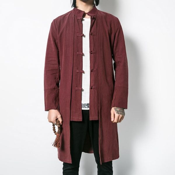 wholesale- helisopus linen men's fake two pieces long trench mandarin collar traditional chinese shirt crosstalk robe pankou trench1 co, Tan;black
wholesale- helisopus linen men's fake two pieces long trench mandarin collar traditional chinese shirt crosstalk robe pankou trench1 co, Tan;black