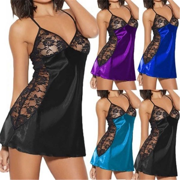 2020 new fashion womens intimates perspectivity lace bra dress sleepshirts short skirt nightdress seductive lace suspender, Black;white
2020 new fashion womens intimates perspectivity lace bra dress sleepshirts short skirt nightdress seductive lace suspender, Black;white