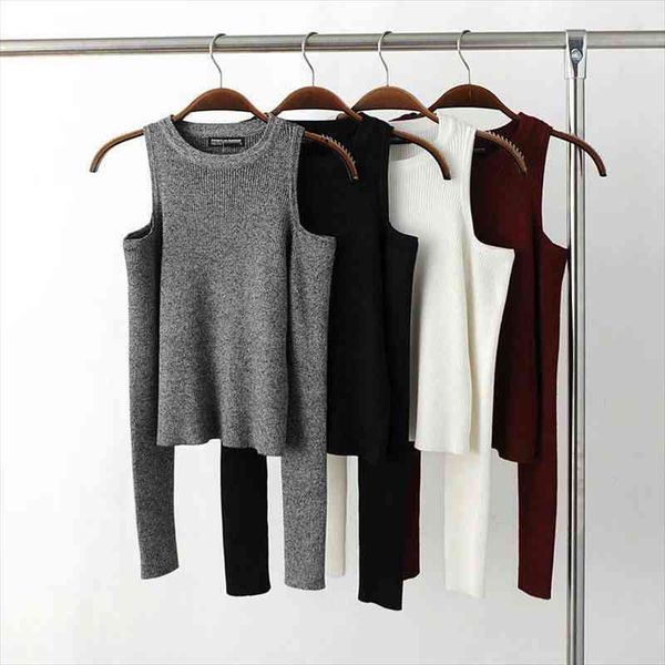 basic women pullover sweaters female elastic knitted sweater women off shoulder cropped pull femme short sweaters, White;black
basic women pullover sweaters female elastic knitted sweater women off shoulder cropped pull femme short sweaters, White;black