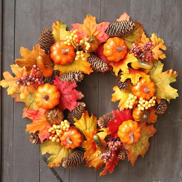 thanksgiving harvest wreath with pumpkins berries autumn fall wreath for front door decoration
thanksgiving harvest wreath with pumpkins berries autumn fall wreath for front door decoration