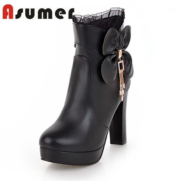 boots asumer 2021 zip fashion hoof heels daily pu ankle for women lively bowknot round toe winter1, Black
boots asumer 2021 zip fashion hoof heels daily pu ankle for women lively bowknot round toe winter1, Black