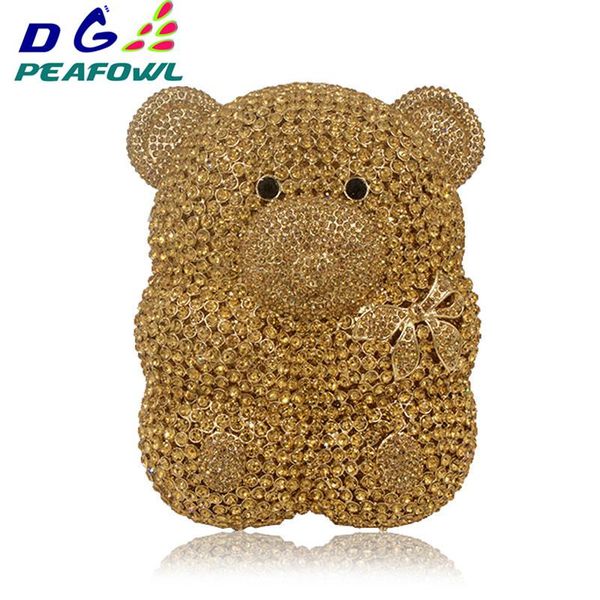 women cartoon cute bear hollow out gold crystal evening bags metal hard case clutches rhinestones gift box handbag clutch purse
women cartoon cute bear hollow out gold crystal evening bags metal hard case clutches rhinestones gift box handbag clutch purse