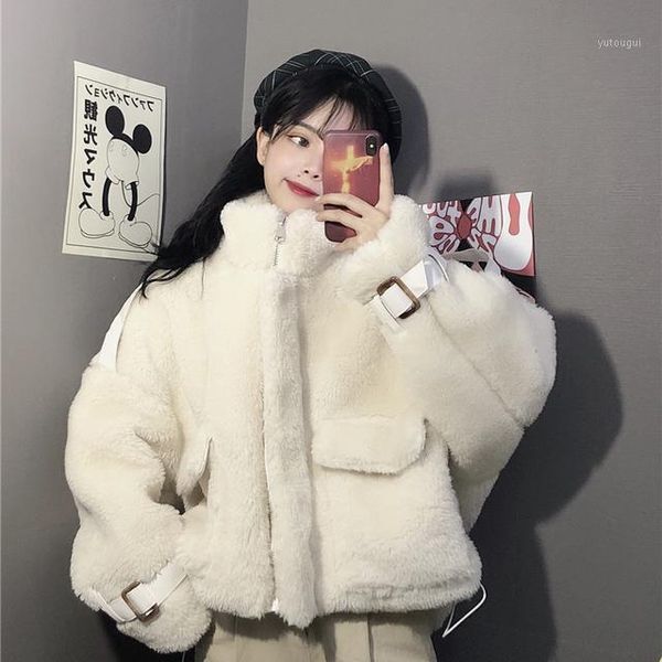 women 2021 autumn winter fashion teddy coat female faux fur coat jacket thick warm fake fleece fluffy ladies casual overcoat c721, Black
women 2021 autumn winter fashion teddy coat female faux fur coat jacket thick warm fake fleece fluffy ladies casual overcoat c721, Black