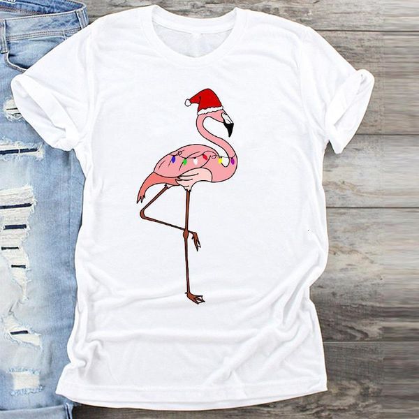 women cartoon flamingo elegant short sleeve merry christmas print clothes graphic t shirt ladies female tshirts tee t-shirt, White
women cartoon flamingo elegant short sleeve merry christmas print clothes graphic t shirt ladies female tshirts tee t-shirt, White