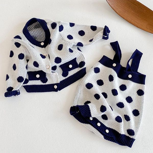 newborn baby girls knitting clothing sets dot cardigan sweater+romper autumn spring toddler baby girls clothes suit, White
newborn baby girls knitting clothing sets dot cardigan sweater+romper autumn spring toddler baby girls clothes suit, White